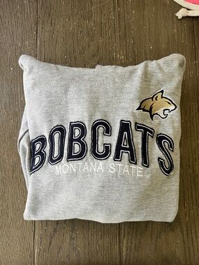 Montana State Bobcats Grey Crewneck Sweatshirt